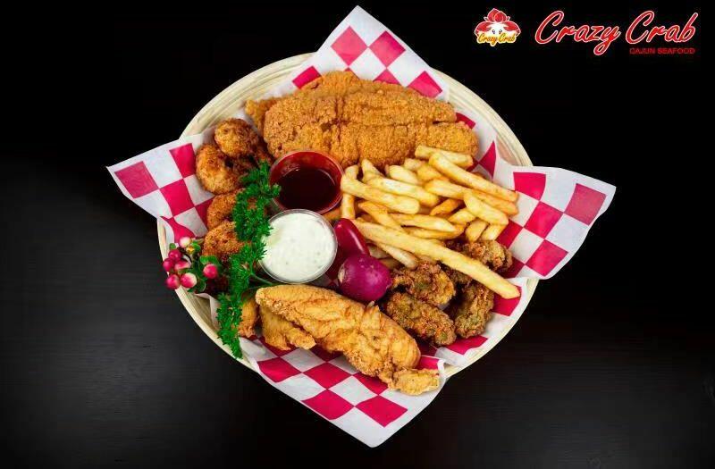 House Special Sample Platter W. French Fries